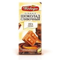 Шоколад, Победа 90 г Сливочный Классический